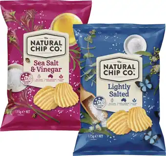 Coles Natural Chip Co. Potato Chips 150g-175g offer