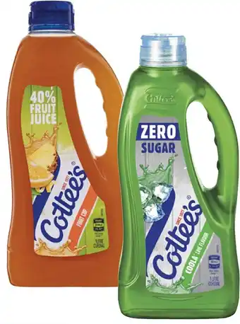 Coles Cottee's Cordial 1 Litre offer