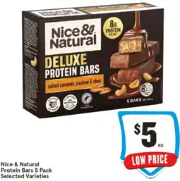 IGA Nice & Natural Protein Bars offer