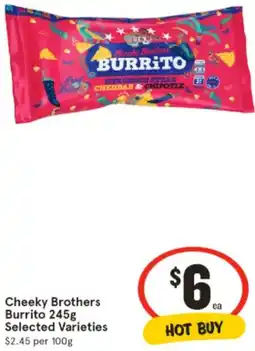 IGA Cheeky Brothers Burrito offer