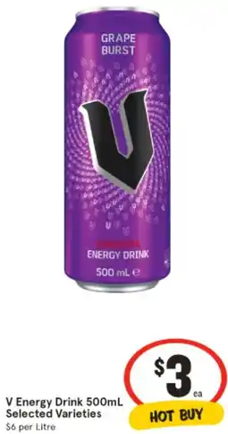 IGA V Energy Drink offer