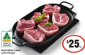 IGA Australian Lamb Loin Chops offer