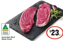 IGA Australian Beef Blade Steak offer