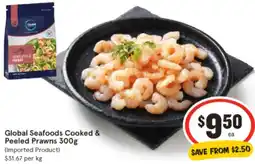 IGA Global Seafoods Cooked & Peeled Prawns offer