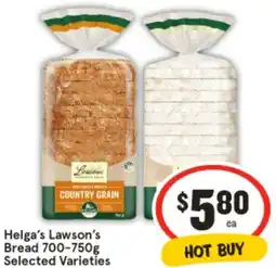 IGA Helga's Lawson's Bread offer