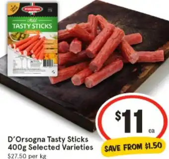 IGA D'Orsogna Tasty Sticks offer