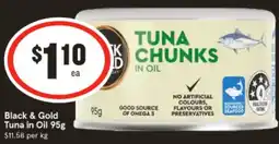 IGA Black & Gold Tuna in Oil offer