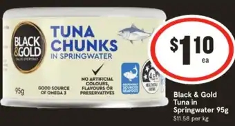 IGA Black & Gold Tuna in Springwater offer