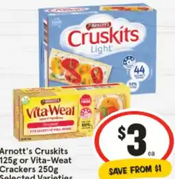 IGA Arnott's Cruskits offer