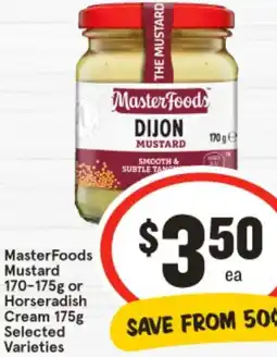 IGA MasterFoods Mustard offer