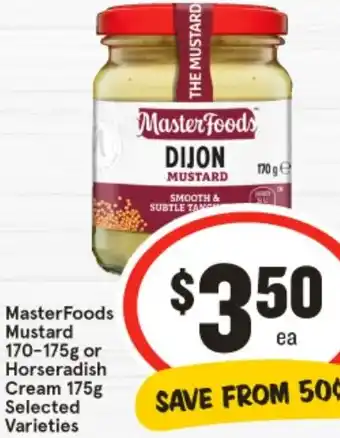 IGA MasterFoods Mustard offer