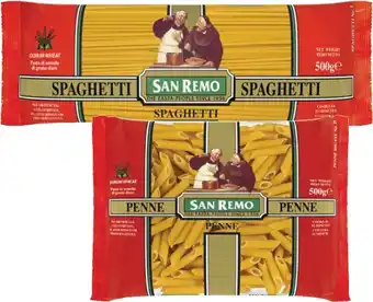 Coles San Remo Pasta 375g-500g offer