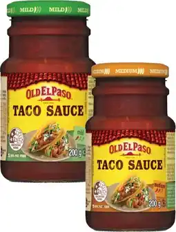 Coles Old El Paso Taco Sauce 200g offer