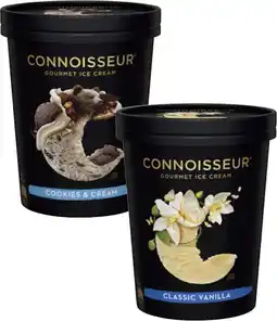 Coles Connoisseur Ice Cream Tub 1 Litre offer