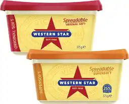 Coles Western Star Spreadable Blend 375g offer