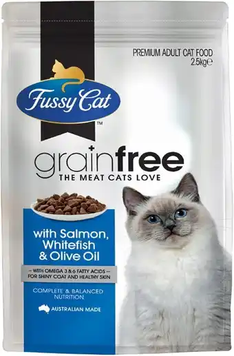 Coles Fussy Cat Grainfree Dry Cat Food 2.5kg offer