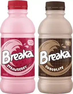 Coles Breaka Flavoured Milk 500mL offer