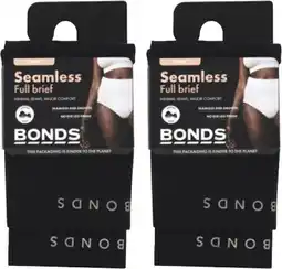 Coles Bonds Women's Seamless Full Brief 2 Pack offer