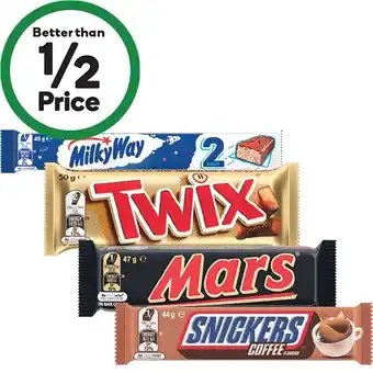 Woolworths Mars Medium Bars 44-50g offer