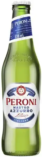 Coles Peroni Nastro Azzurro 5% Bottles 24x330mL offer