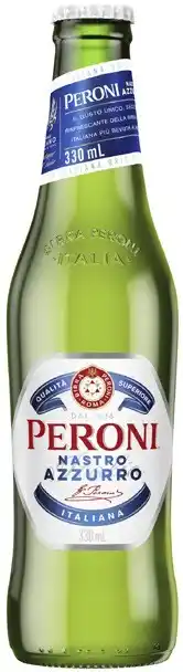 Coles Peroni Nastro Azzurro 5% Bottles 24x330mL offer