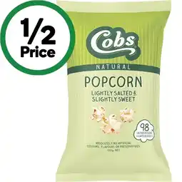 Woolworths Cobs Popcorn 80-120g offer