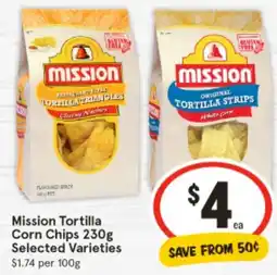 IGA Tortilla Corn Chips offer