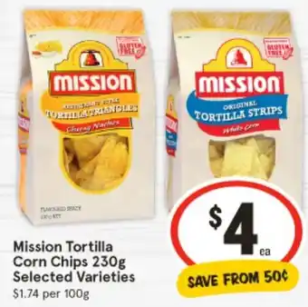 IGA Tortilla Corn Chips offer