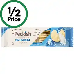 Woolworths Peckish Rice Crackers 90g offer