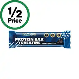 Woolworths Famous Nutrition Protein Bar + Creatine 60g offer