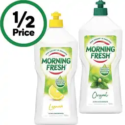 Woolworths Morning Fresh Dishwashing Liquid 900ml offer