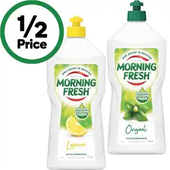 Woolworths Morning Fresh Dishwashing Liquid 900ml offer