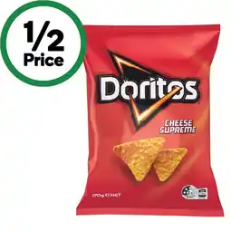 Woolworths Doritos Corn Chips 150-170g offer