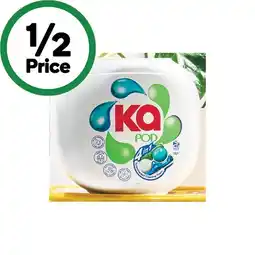 Woolworths Ka Pod Laundry Capsules Pk 45 offer