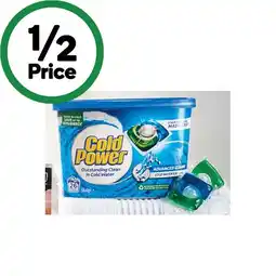 Woolworths Cold Power Laundry Capsules Pk 26 offer