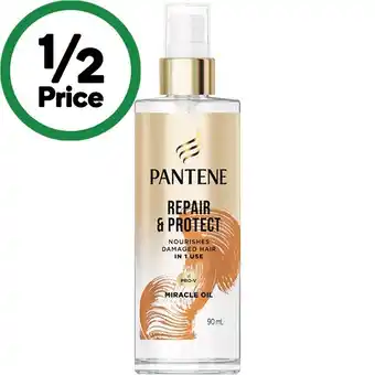 Woolworths Pantene Pro-V Miracle Repair Hair Oil 90ml offer