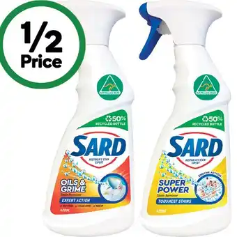 Woolworths Sard Stain Remover Spray 420-450ml offer