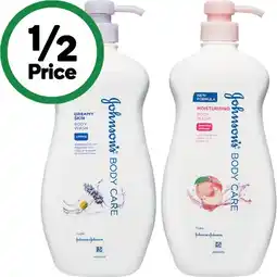 Woolworths Johnson’s Body Wash 1 Litre offer