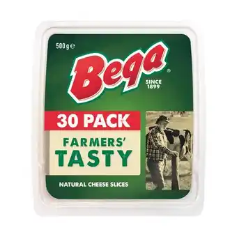 Woolworths Bega Sliced Cheese 500g offer