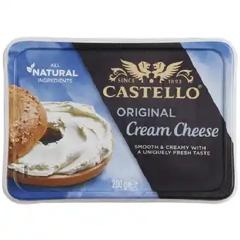 Woolworths Castello Original Cream Cheese 200g – From the Fridge offer