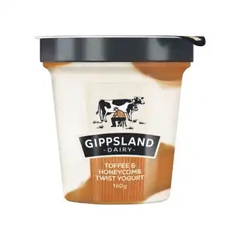 Woolworths Gippsland Dairy Twist Yogurt 160g – From the Fridge offer