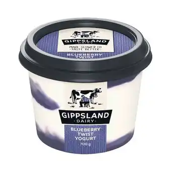 Woolworths Gippsland Dairy Twist Yogurt 700g – From the Fridge offer