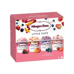 Woolworths Haagen Dazs Little Cups 380ml Pk 4 offer