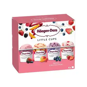 Woolworths Haagen Dazs Little Cups 380ml Pk 4 offer