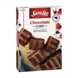 Woolworths Sara Lee Chocolate Cake 350g offer