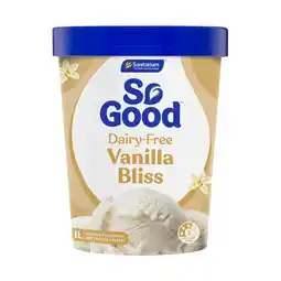 Woolworths So Good Dairy Free Frozen Dessert Varieties 1 Litre offer