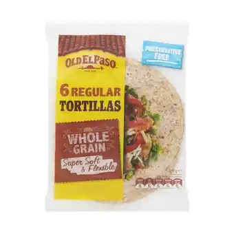 Woolworths Old El Paso Wholegrain Tortillas 240g Pk 6 offer