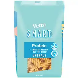 Woolworths Vetta Smart Protein Pasta 375g offer