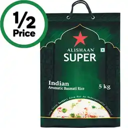 Woolworths Alishaan Super Basmati Rice 5 kg offer