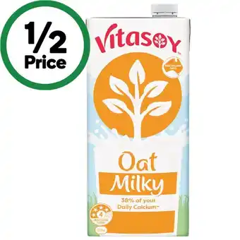 Woolworths Vitasoy Milky Oat or Almond Milk 1 Litre offer